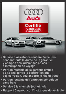 Audi Certifiées à vendre chez Audi Lauzon Audi Certifiées
