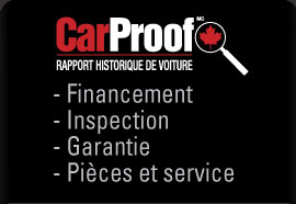CarProof, rapport historique de voiture CarProof